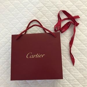Cartier Shopping Bag and Ribbon